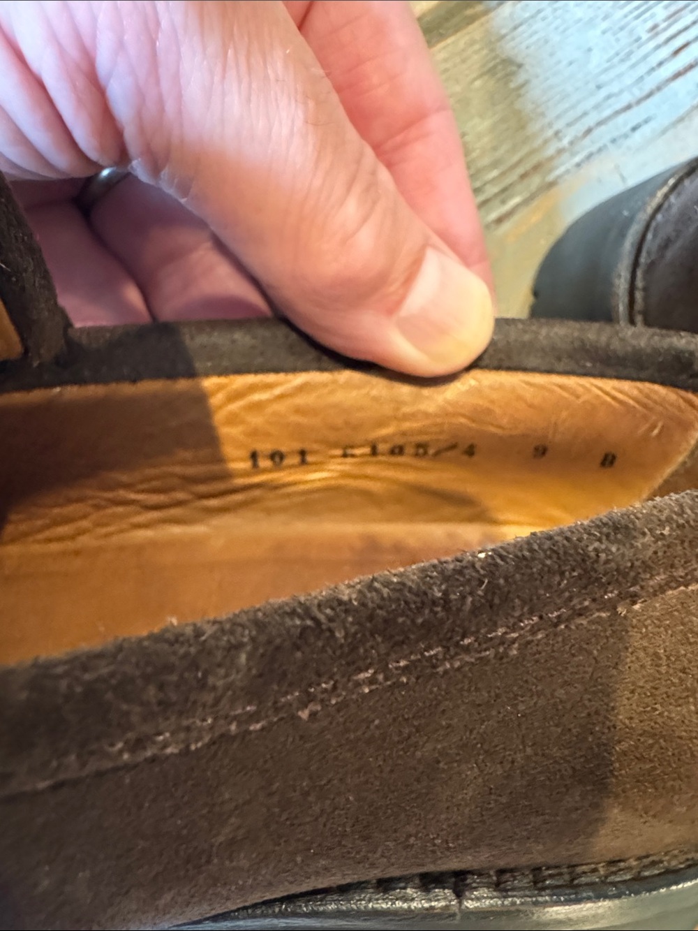 Gucci Brown Suede Horsebit Loafers - Picture 5 of 10